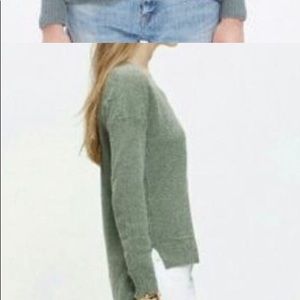 Madewell High Low Knit Sweater